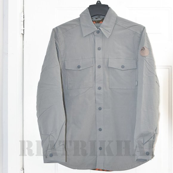 GRAY NWT Eddie Bauer Men’s Fleece Lined Jacket - Picture 3 of 11